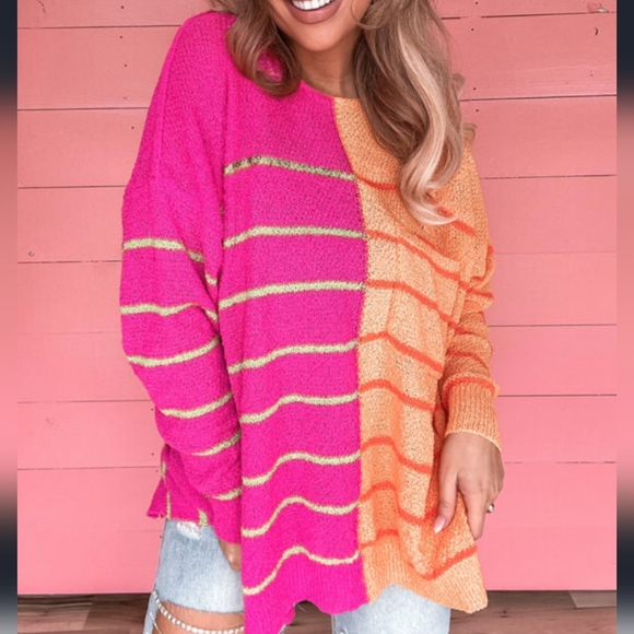 Color Block Sweater - Picture 2 of 5